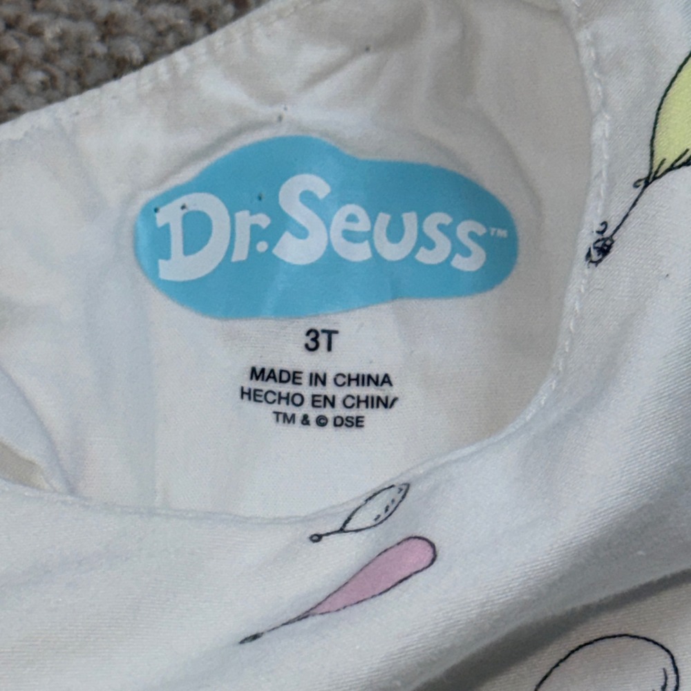 Dr Seuss Oh The Places Youll Go Dress Toddler Girls 3T - Picture 4 of 6